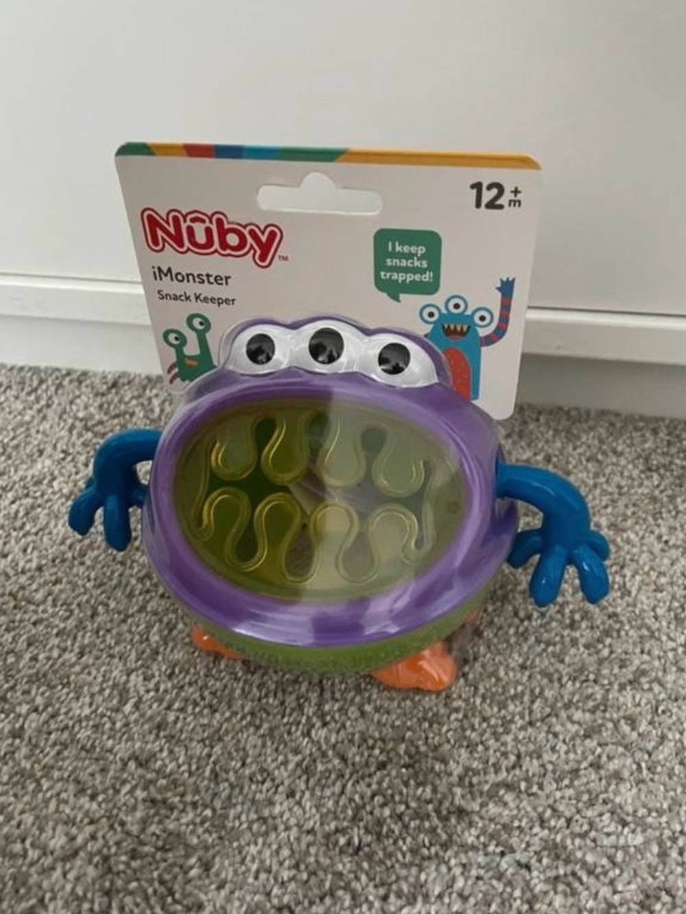 Fun and practical Nuby iMonster 3-D Snack